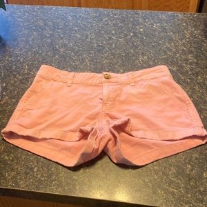 So pink shorts